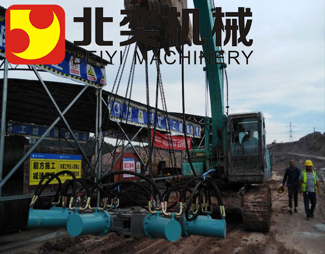 截樁機施工現場圖